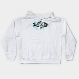 Floral Fish Kids Hoodie